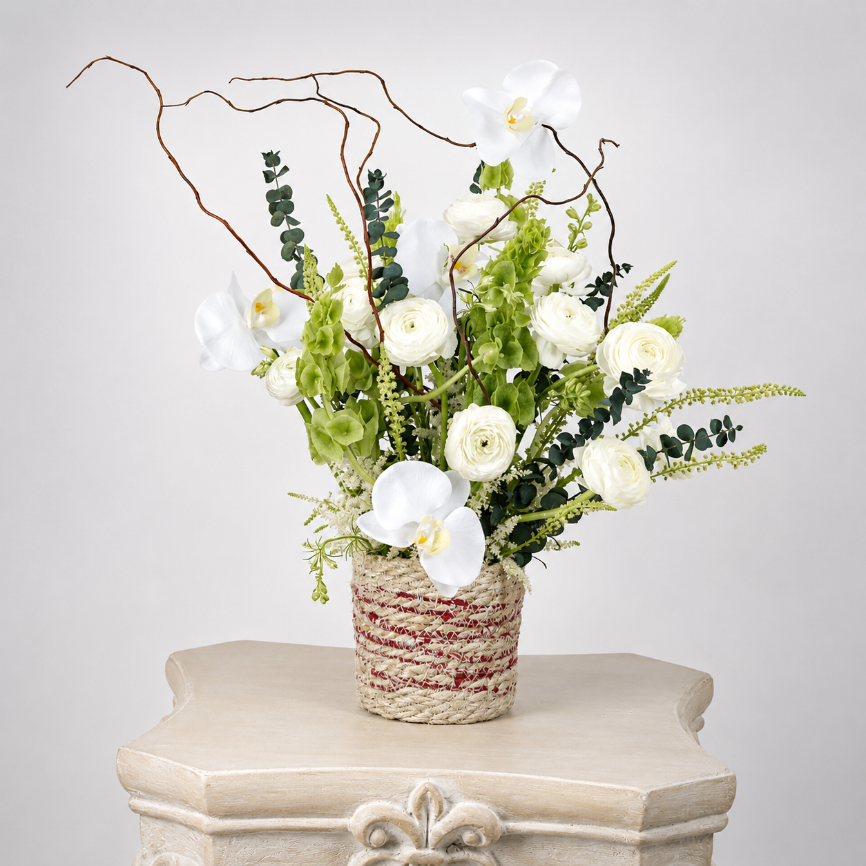 jardin blanc